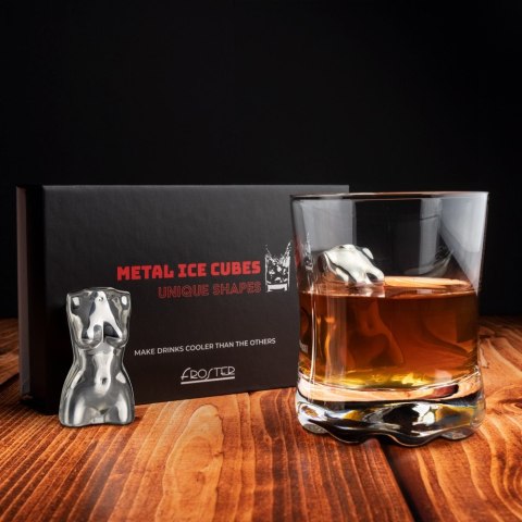 Metalowe kostki do drinków Kobieta dla niego męża Metalowe kostki do drinków Kobieta dla niego męża