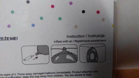 Balon foliowy ''2'' 35 CM Balon foliowy ''2'' 35 CM