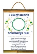 Dyplom URODZINY Szanownego Pana do Wpisania