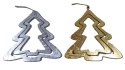 Choinka drewniana 30cm zawieszka 3D