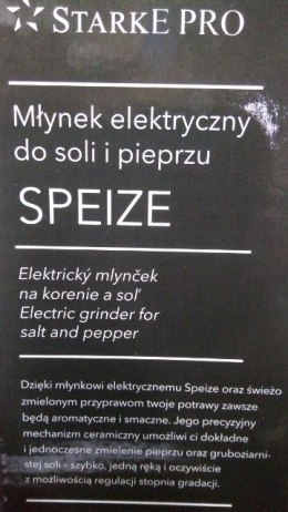 Młynek elektryczny do soli i pieprzu STARKE