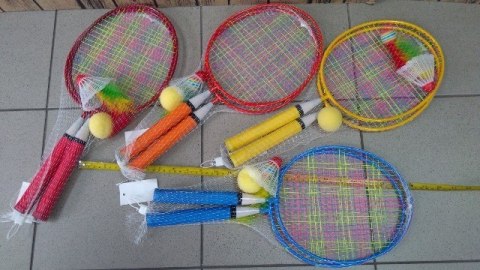 Rakietki krótkie do badmintona BMT01 Rakietki krótkie do badmintona BMT01