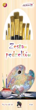Zestaw pędzelków 8 szt.