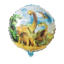 Balon foliowy okrągły DINOZAUR BCF-581