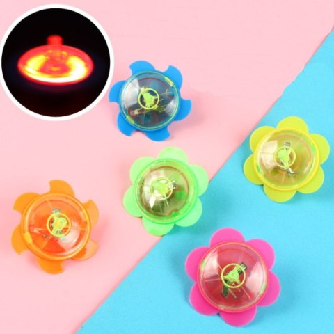 Zabawka led świecąca DYSK, BĄCZEK 10szt 6x3 cm mix kolor NT4843 Zabawka led świecąca DYSK, BĄCZEK 10szt 6x3 cm mix kolor NT4843