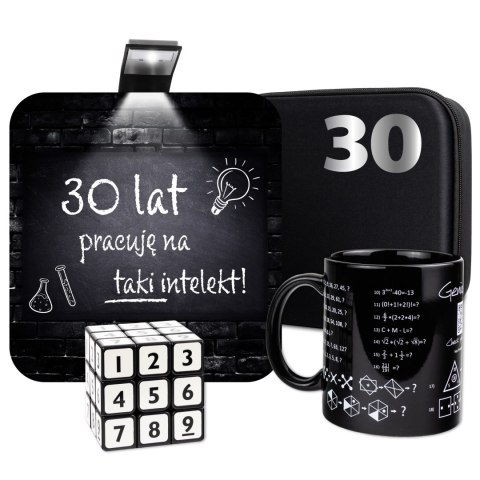 Zestaw Prezentowy na 30 urodziny Geniusza - prezent dla mądrego 30 latka Zestaw Prezentowy na 30 urodziny Geniusza - prezent dla mądrego 30 latka