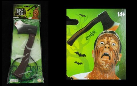Opaska na głowę halloween SIEKIERA 35x12 cm HL-061 Opaska na głowę halloween SIEKIERA 35x12 cm HL-061