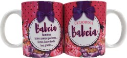 Kubek 330ml Cudowna Babcia | K82