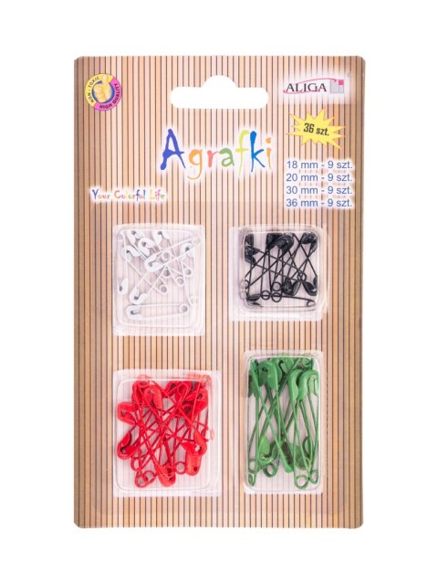 Agrafki 36szt. mix Agrafki 36szt. mix