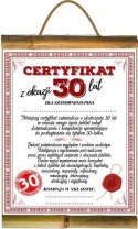 Dyplom certyfikat 30 lat PaŃ