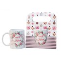 Kubek ceramiczny w ozdobnym opakowaniu