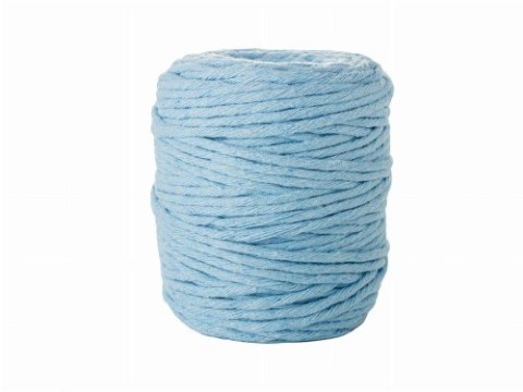 Sznurek bawełniany jasnoniebieski 5mm x 100m. Sznurek bawełniany jasnoniebieski 5mm x 100m.