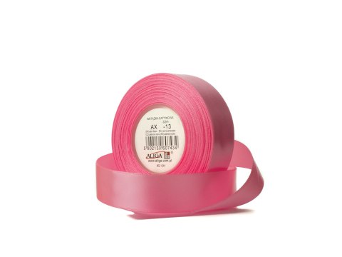 Wstążka satynowa 38mm/32m 4rolki RÓŻ AX38-13 Wstążka satynowa 38mm/32m 4rolki RÓŻ AX38-13