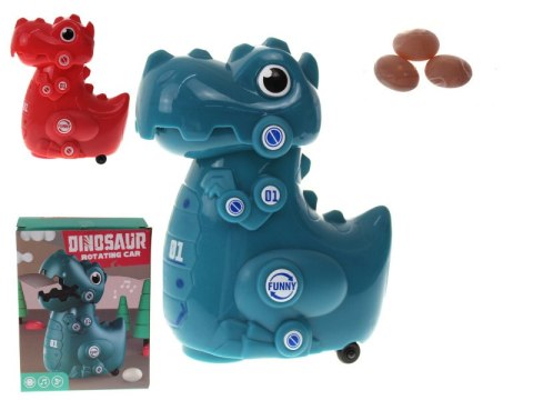 Zabawka dinozaur z jajkami wydaje dźwięki, jeździ na baterie w kartonie 17x14x11 cm CH0026 Zabawka dinozaur z jajkami wydaje dźwięki, jeździ na baterie w kartonie 17x14x11 cm CH0026