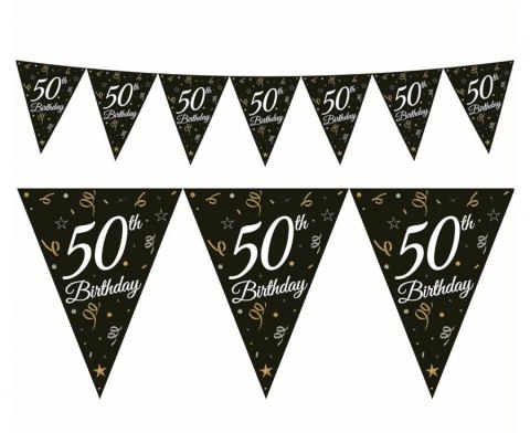 Girlanda papierowa Beauty&Charm z flagami "50"