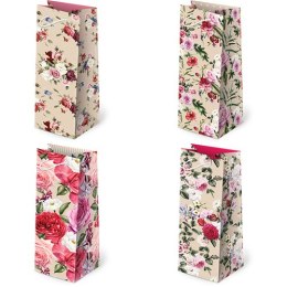 Torebki ozdobne 10szt. AL-2 KRAFT set 79 Romantic roses 12 x 37 x 11cm