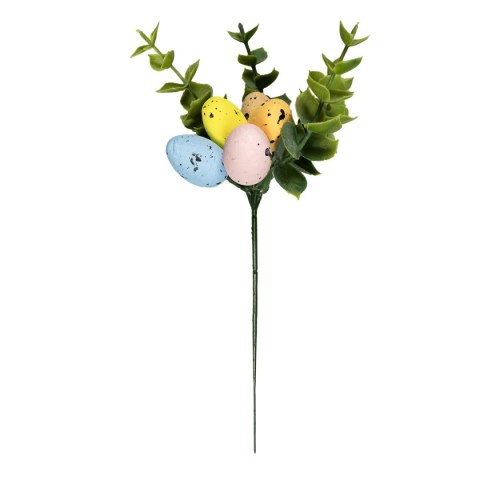 Gałązka dekoracyjna z pisankami 24 cm Gałązka dekoracyjna z pisankami 24 cm