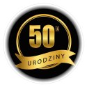 Naklejki 50 - te urodziny 12szt