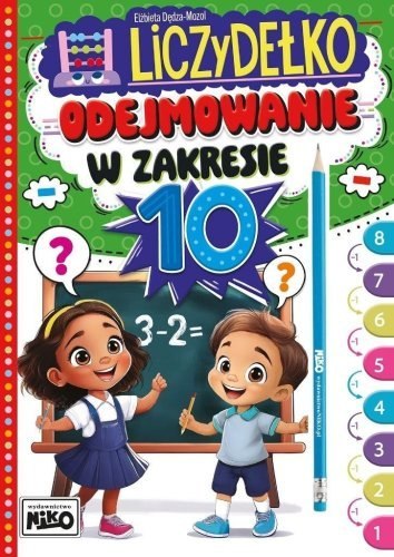 Książeczka Liczydełko. Odejmowanie w zakresie 10