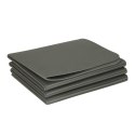 Mata fitness gimnastyczna do ćwiczeń jogi pilatesu fitness joga składana 183x61x0,4 cm szara