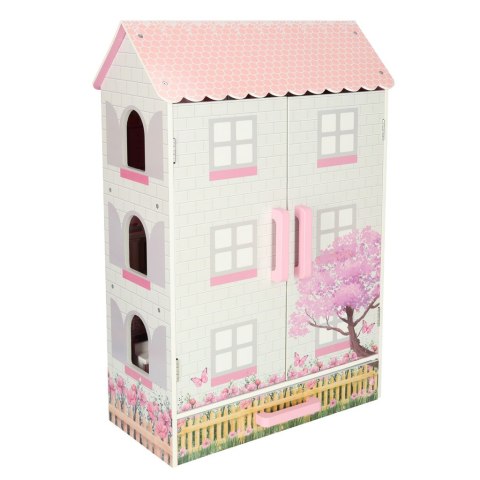 Domek dla lalek drewniany4332 Lulilo Papilio różowy 80cm Domek dla lalek drewniany4332 Lulilo Papilio różowy 80cm