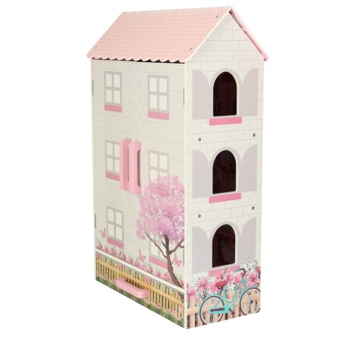 Domek dla lalek drewniany4332 Lulilo Papilio różowy 80cm Domek dla lalek drewniany4332 Lulilo Papilio różowy 80cm