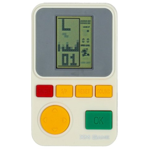 Gra elektroniczna zręcznościowa konsola przenośna biała Gra elektroniczna zręcznościowa konsola przenośna biała