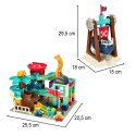 Klocki konstrukcyjne tor kulkowy 121 el. Bibi-inn