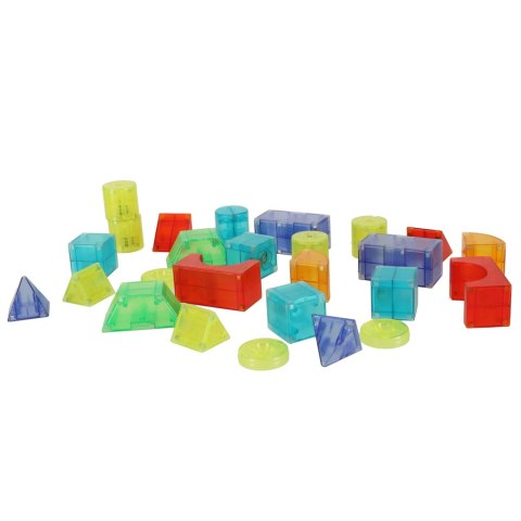 Klocki magnetyczne świecące 32 el. Klocki magnetyczne świecące 32 el.