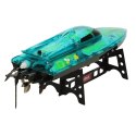 Motorówka zdalnie sterowana RC REVOLT Q7 Illuminator Szybka Łódź 20km/h Zasięg 150m 2.4GHz Silnik Chłodzony Wodą LED Auto-Reset