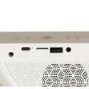 Lampka LED Gamingowa RGB głośnik ładowarka indukcyjna radio budzik zegar