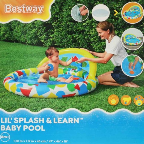 BASEN BRODZIK Z PODUSZKĄ BESTWAY BASEN BRODZIK Z PODUSZKĄ BESTWAY