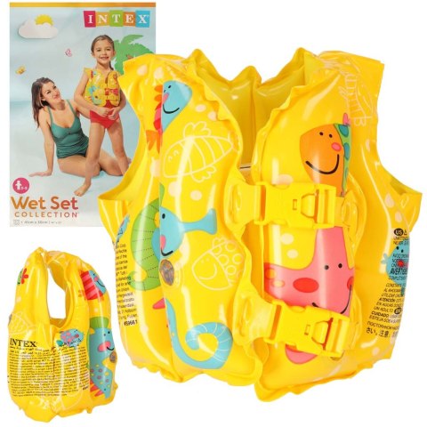 INTEX 59661 Kamizelka dmuchana kapok do pływania dla dzieci 3-5lat 18-23kg INTEX 59661 Kamizelka dmuchana kapok do pływania dla dzieci 3-5lat 18-23kg
