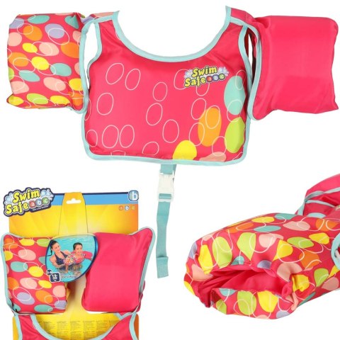 Kamizelka dmuchana BESTWAY 32174 kapok z rękawkami 3-6lat 19-30kg różowa Kamizelka dmuchana BESTWAY 32174 kapok z rękawkami 3-6lat 19-30kg różowa