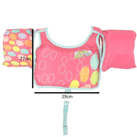 Kamizelka dmuchana BESTWAY 32174 kapok z rękawkami 3-6lat 19-30kg różowa Kamizelka dmuchana BESTWAY 32174 kapok z rękawkami 3-6lat 19-30kg różowa