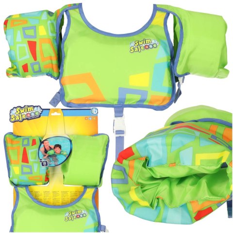 Kamizelka dmuchana BESTWAY 32174 kapok z rękawkami 3-6lat 19-30kg zielona Kamizelka dmuchana BESTWAY 32174 kapok z rękawkami 3-6lat 19-30kg zielona