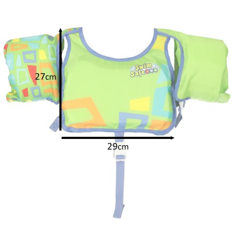 Kamizelka dmuchana BESTWAY 32174 kapok z rękawkami 3-6lat 19-30kg zielona Kamizelka dmuchana BESTWAY 32174 kapok z rękawkami 3-6lat 19-30kg zielona