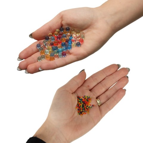 Kulki żelowe wodne hydrożelowe do pistoletu kwiatów multicolour 250g 50 000szt. 7-8mm Kulki żelowe wodne hydrożelowe do pistoletu kwiatów multicolour 250g 50 000szt. 7-8mm