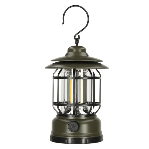 Lampa ogrodowa kempingowa na biwak piknik akumulatorowa USB Lampa ogrodowa kempingowa na biwak piknik akumulatorowa USB