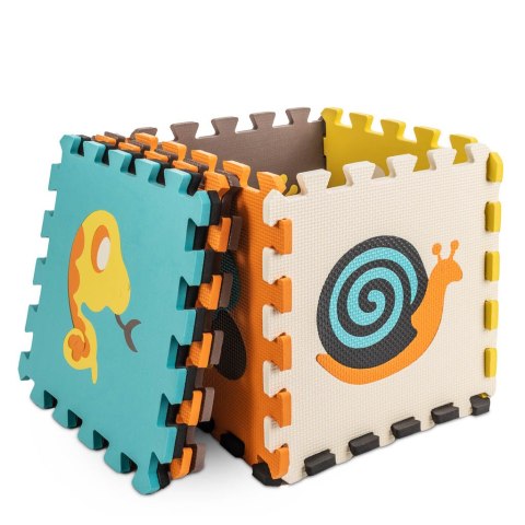 Mata edukacyjna piankowa puzzle zwierzątka kolorowa 85 x 85 cm 9 elementów kolorowa folia Mata edukacyjna piankowa puzzle zwierzątka kolorowa 85 x 85 cm 9 elementów kolorowa folia