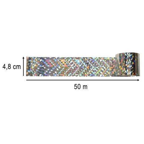 Odstraszacz ptaków taśma odblaskowa odstraszająca ptaki 5cm x 50m 5 sztuk Odstraszacz ptaków taśma odblaskowa odstraszająca ptaki 5cm x 50m 5 sztuk