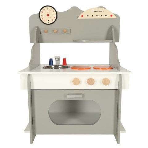 Kuchnia dla dzieci drewniana MDF piekarnik garnki akcesoria 70cm Kuchnia dla dzieci drewniana MDF piekarnik garnki akcesoria 70cm