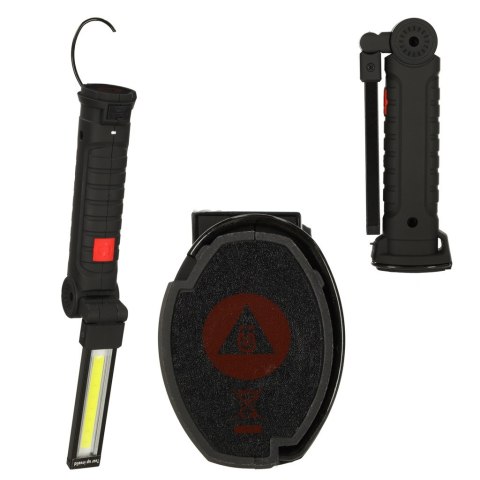 Lampa warsztatowa latarka USB 5 trybów magnes hak akumulator 1200 mAh 200 lm KAFUWELL Lampa warsztatowa latarka USB 5 trybów magnes hak akumulator 1200 mAh 200 lm KAFUWELL
