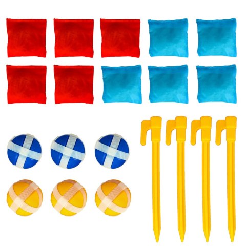 Rzut do celu rzutki na rzepy 2w1 zestaw animacyjny piłki woreczki 21el. Rzut do celu rzutki na rzepy 2w1 zestaw animacyjny piłki woreczki 21el.