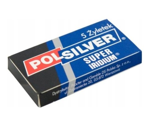 Żyletki (20x5szt) 100szt POLSILVER super iridium