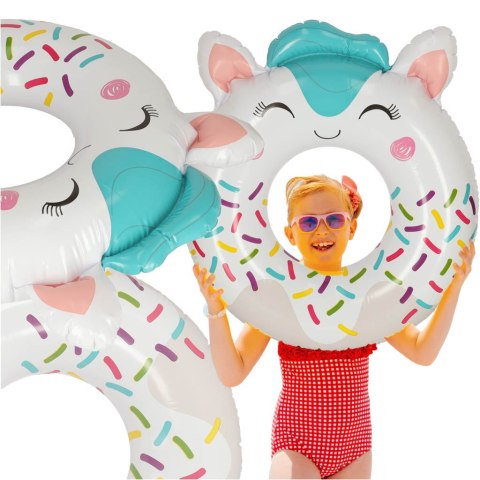 INTEX 59266 Kółko do pływania koło dmuchane ponton plażowy jednorożec max 40kg INTEX 59266 Kółko do pływania koło dmuchane ponton plażowy jednorożec max 40kg