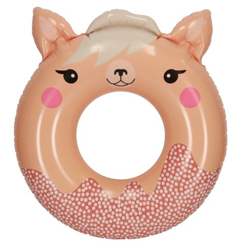 INTEX 59266 Kółko do pływania koło dmuchane ponton plażowy lama max 40kg INTEX 59266 Kółko do pływania koło dmuchane ponton plażowy lama max 40kg
