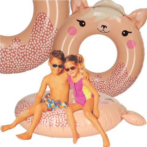 INTEX 59266 Kółko do pływania koło dmuchane ponton plażowy lama max 40kg INTEX 59266 Kółko do pływania koło dmuchane ponton plażowy lama max 40kg
