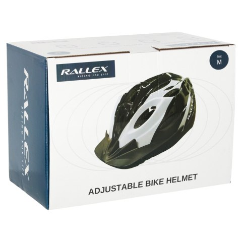 Kask rowerowy RALLEX otwory wentylacyjne regulowany damski męski uniwersalny młodzieżowy regulowany 58-61 cm Kask rowerowy RALLEX otwory wentylacyjne regulowany damski męski uniwersalny młodzieżowy regulowany 58-61 cm