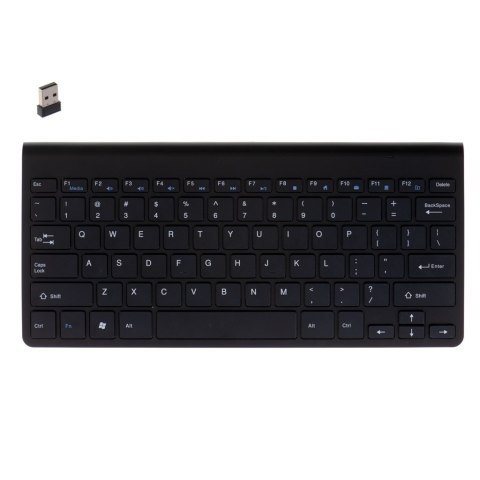 Klawiatura bezprzewodowa bluetooth Smart TV czarna Klawiatura bezprzewodowa bluetooth Smart TV czarna